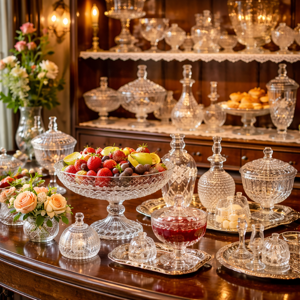 イギリスのガラスアンティーク　〜ヴィクトリア時代、光を楽しむ器が暮らしに根づくまで〜