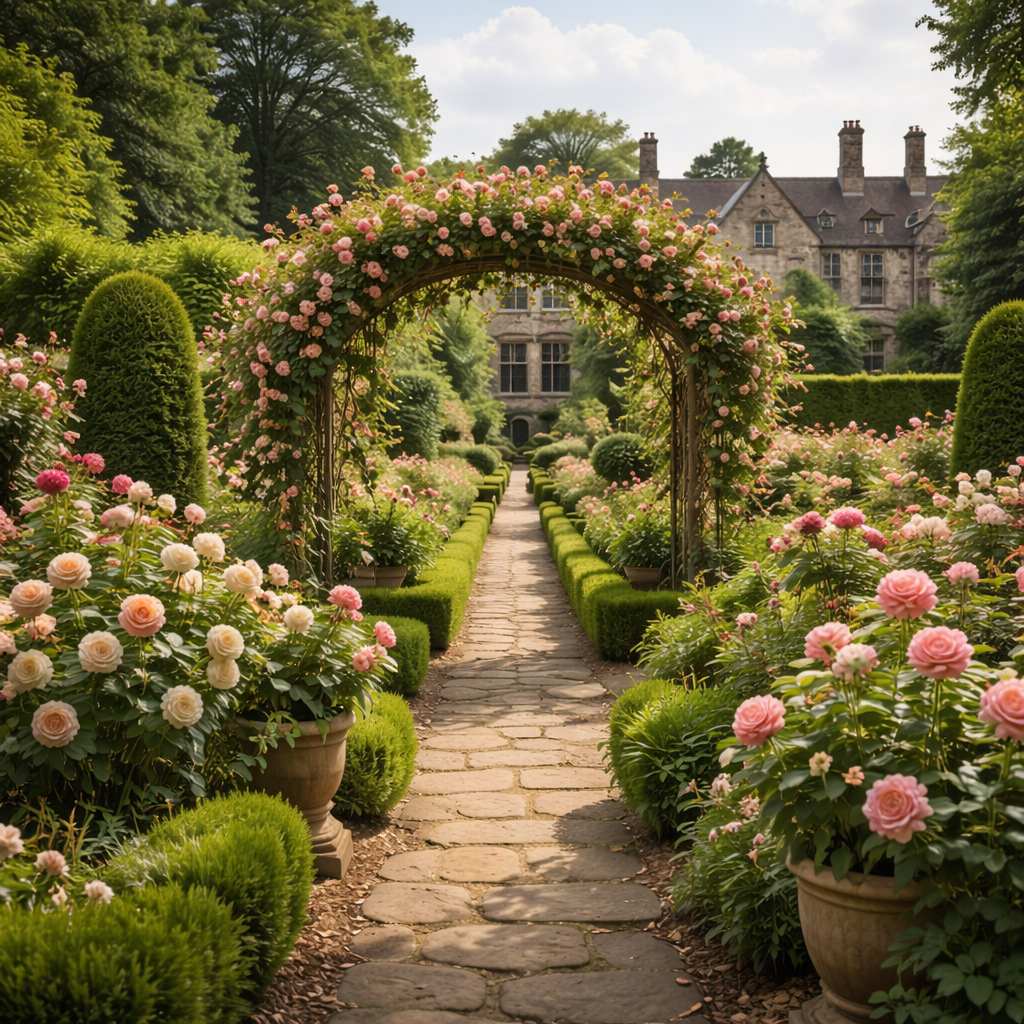 バラとイギリスアンティーク